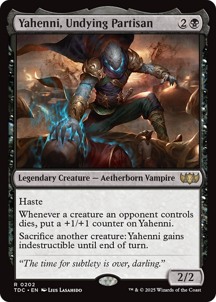 Yahenni, Undying Partisan (202) [Commander: Tarkir: Dragonstorm] - Deck Out Gaming