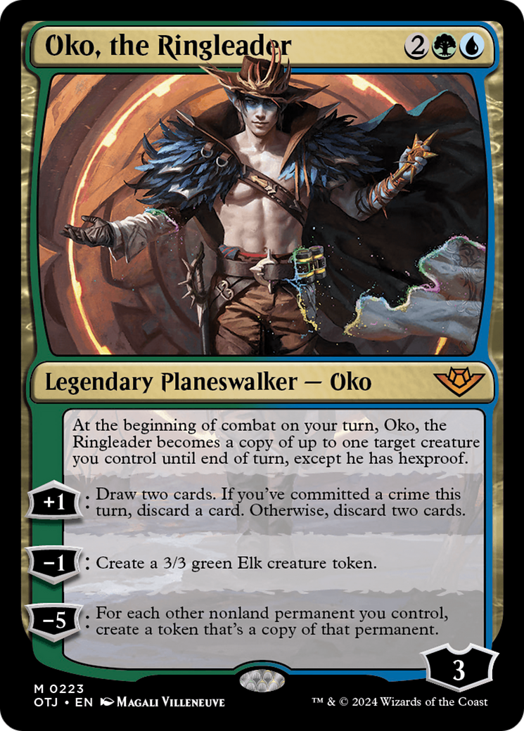 Oko, the Ringleader (223) [Outlaws of Thunder Junction] foil - Deck Out Gaming