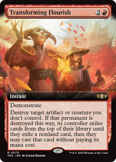 Transforming Flourish (Extended Art) (79) [Commander: Tarkir: Dragonstorm] - Deck Out Gaming