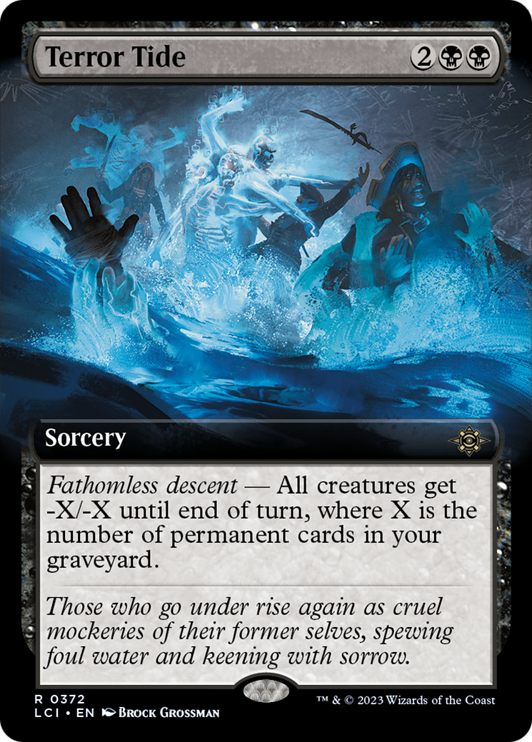 Terror Tide (Extended Art) (372) [The Lost Caverns of Ixalan] - Deck Out Gaming