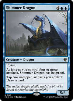 Shimmer Dragon (117) [Murders at Karlov Manor Commander] - Deck Out Gaming