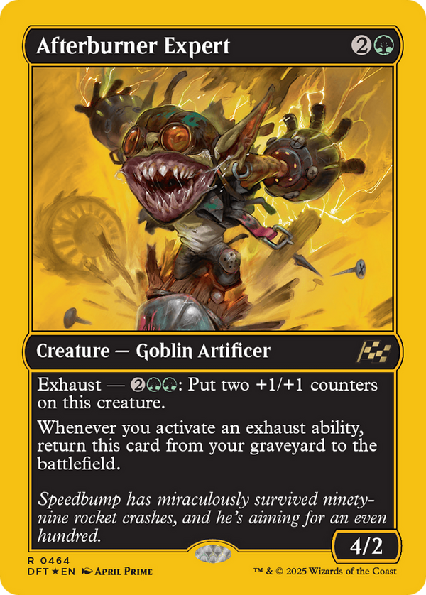 Afterburner Expert (First-Place Foil) (464) [Aetherdrift] foil - Deck Out Gaming