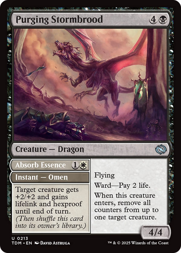 Purging Stormbrood (213) [Tarkir: Dragonstorm] foil - Deck Out Gaming