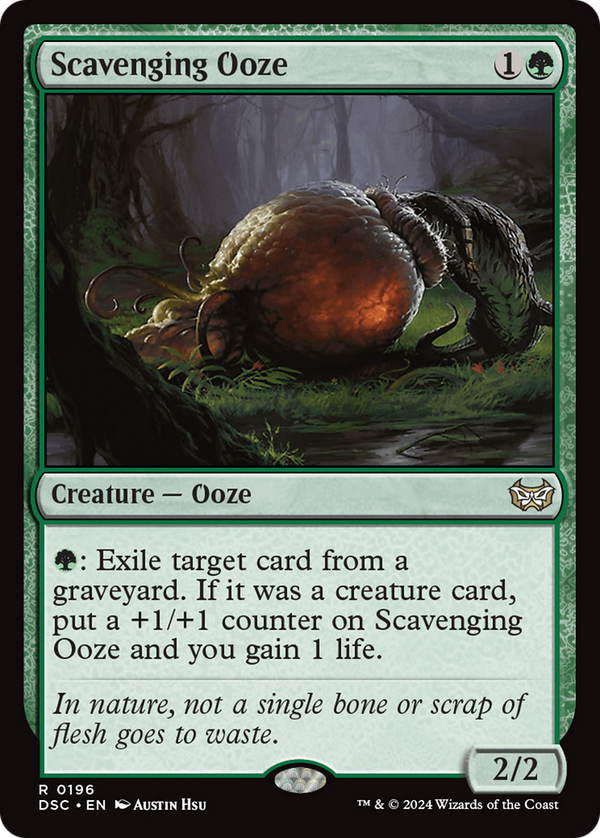 Scavenging Ooze (196) [Duskmourn: House of Horror Commander] - Deck Out Gaming