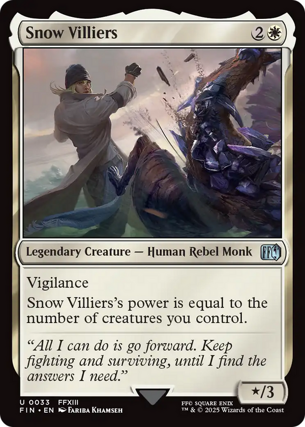Snow Villiers (33) [FINAL FANTASY] foil - Deck Out Gaming