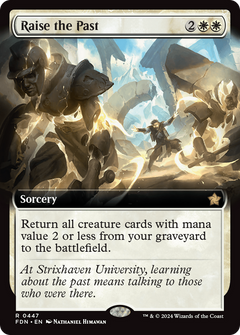 Raise the Past (Extended Art) (447) [Foundations] - Deck Out Gaming
