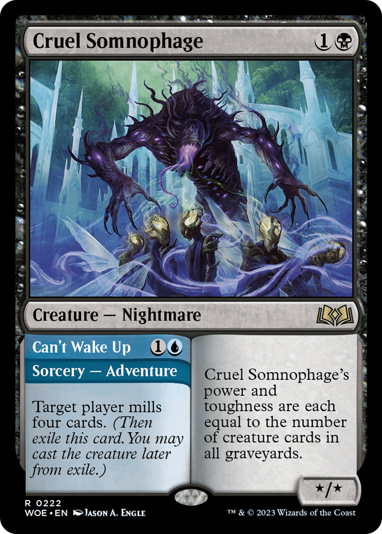 Cruel Somnophage (222) [Wilds of Eldraine] - Deck Out Gaming