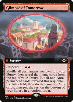 Glimpse of Tomorrow (Extended Art) (458) [Modern Horizons 2] foil - Deck Out Gaming