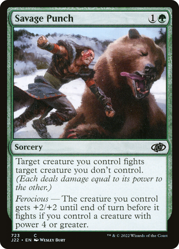 Savage Punch (723) [Jumpstart 2022] - Deck Out Gaming