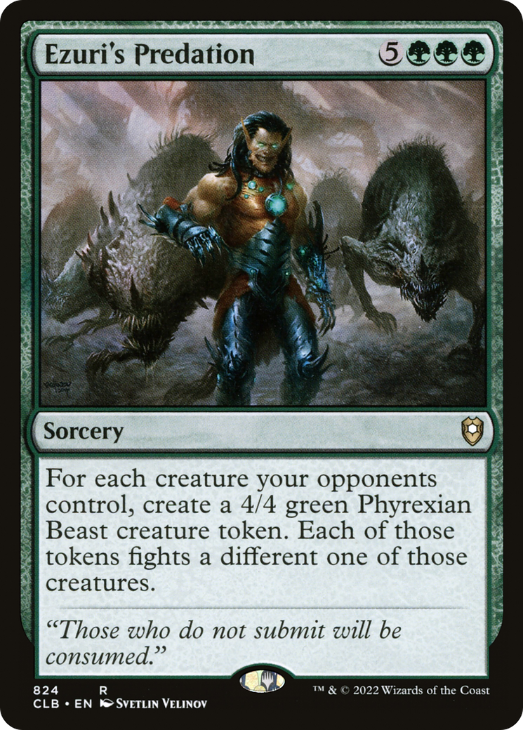 Ezuri's Predation (824) [Commander Legends: Battle for Baldur's Gate] - Deck Out Gaming