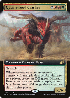 Quartzwood Crasher (Extended Art) (341) [Ikoria: Lair of Behemoths] foil - Deck Out Gaming