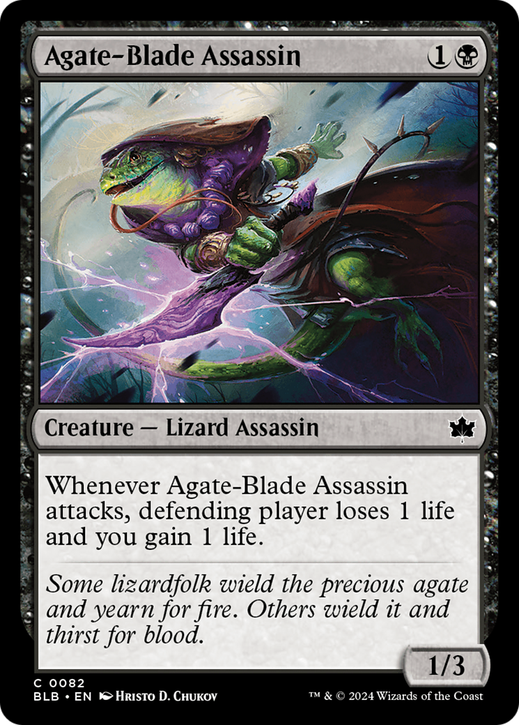 Agate-Blade Assassin (82) [Bloomburrow] - Deck Out Gaming