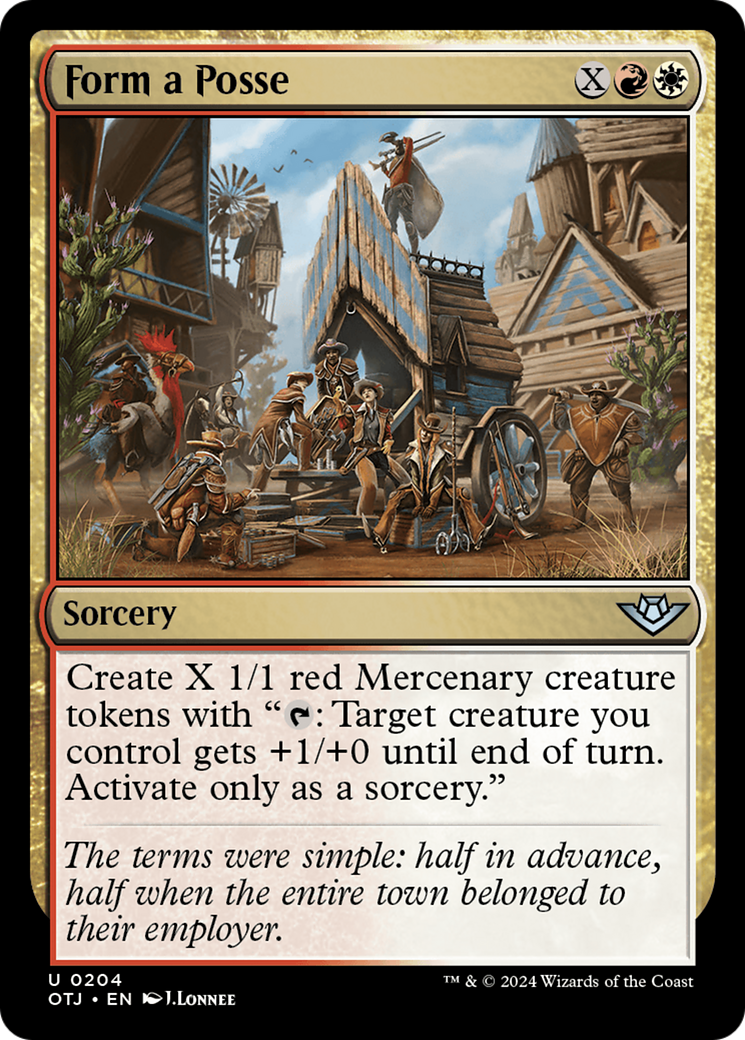 Form a Posse (204) [Outlaws of Thunder Junction] foil - Deck Out Gaming