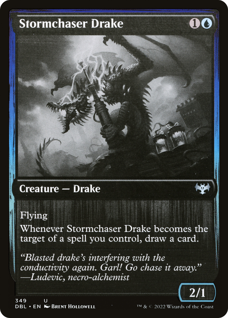 Stormchaser Drake (349) [Innistrad: Double Feature] foil - Deck Out Gaming