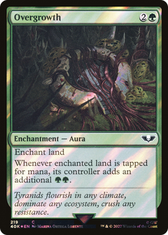 Overgrowth (Surge Foil) (219) [Warhammer 40,000 Commander] foil - Deck Out Gaming