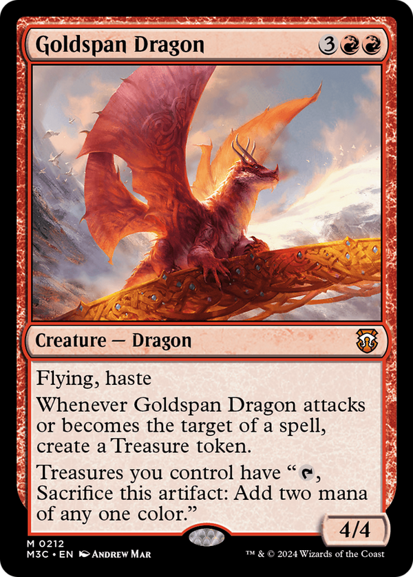 Goldspan Dragon (212) [Modern Horizons 3 Commander] - Deck Out Gaming