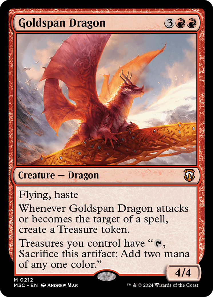 Goldspan Dragon (212) [Modern Horizons 3 Commander] - Deck Out Gaming