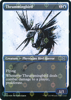 Thrummingbird (Showcase) (Step-and-Compleat Foil) (432) [Phyrexia: All Will Be One] foil - Deck Out Gaming