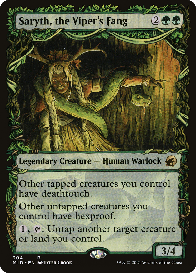 Saryth, the Viper's Fang (Showcase) (304) [Innistrad: Midnight Hunt] - Deck Out Gaming