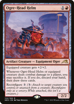 Ogre-Head Helm (155) [Kamigawa: Neon Dynasty] - Deck Out Gaming