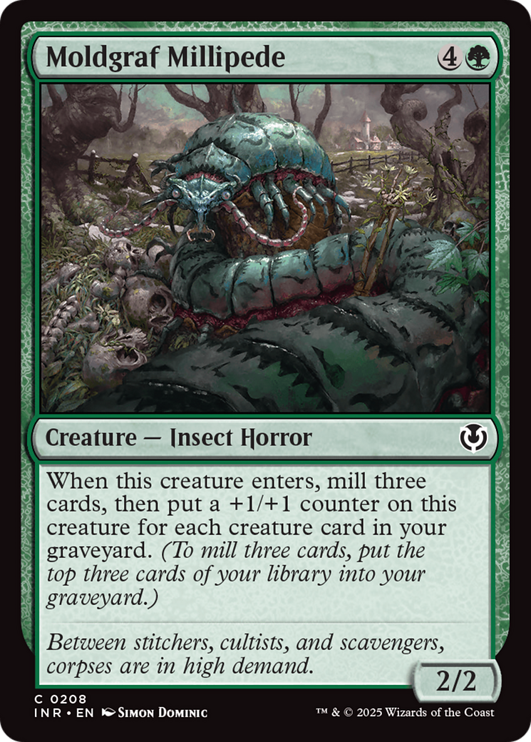 Moldgraf Millipede (208) [Innistrad Remastered] foil - Deck Out Gaming