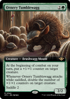 Ornery Tumblewagg (Extended Art) (342) [Outlaws of Thunder Junction] foil - Deck Out Gaming