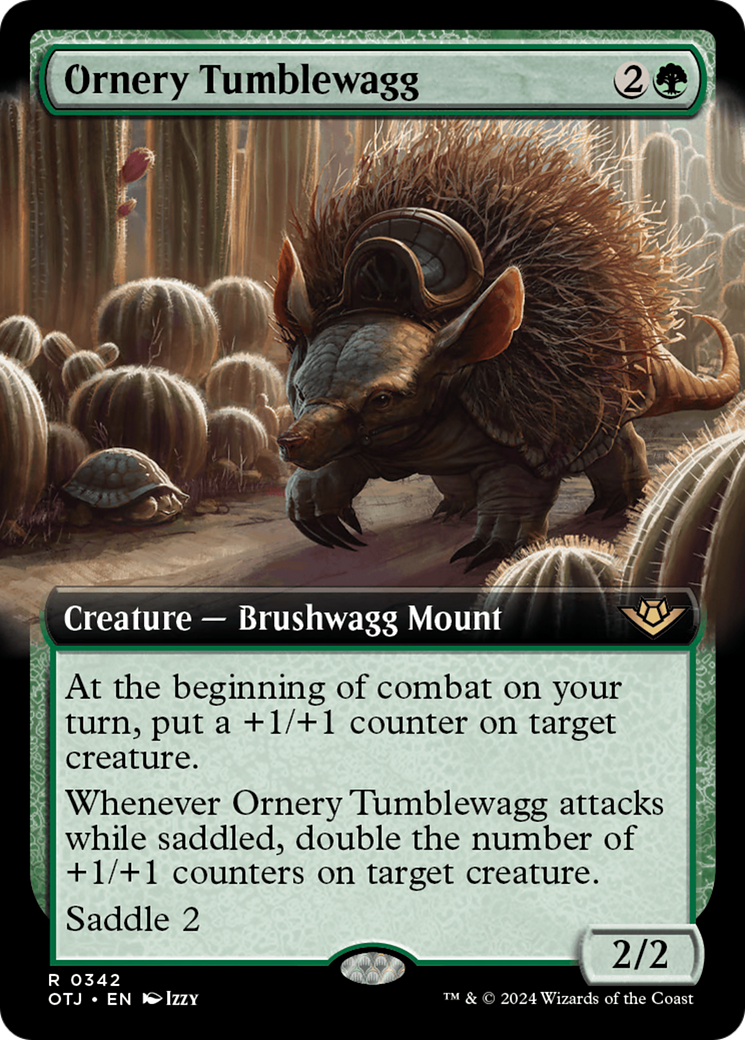 Ornery Tumblewagg (Extended Art) (342) [Outlaws of Thunder Junction] foil - Deck Out Gaming