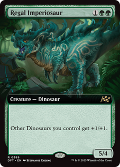 Regal Imperiosaur (Extended Art) (389) [Aetherdrift] foil - Deck Out Gaming
