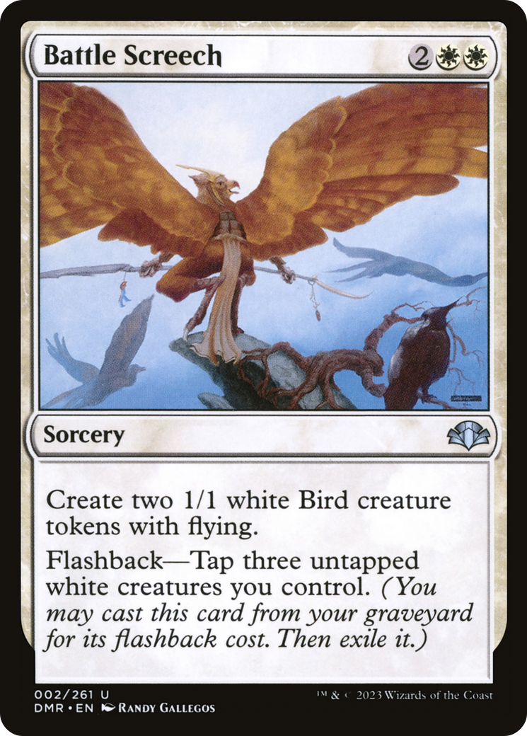 Battle Screech (2) [Dominaria Remastered] - Deck Out Gaming