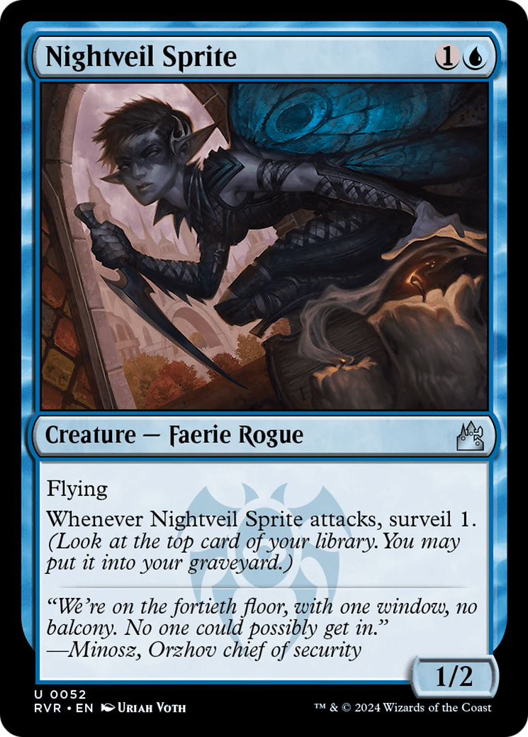 Nightveil Sprite (52) [Ravnica Remastered] foil - Deck Out Gaming