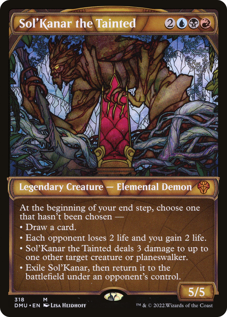 Sol'Kanar the Tainted (Showcase) (318) [Dominaria United] foil - Deck Out Gaming