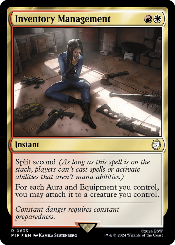 Inventory Management (Surge Foil) (633) [Fallout] foil - Deck Out Gaming