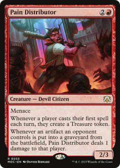 Pain Distributor (33) [March of the Machine Commander] - Deck Out Gaming