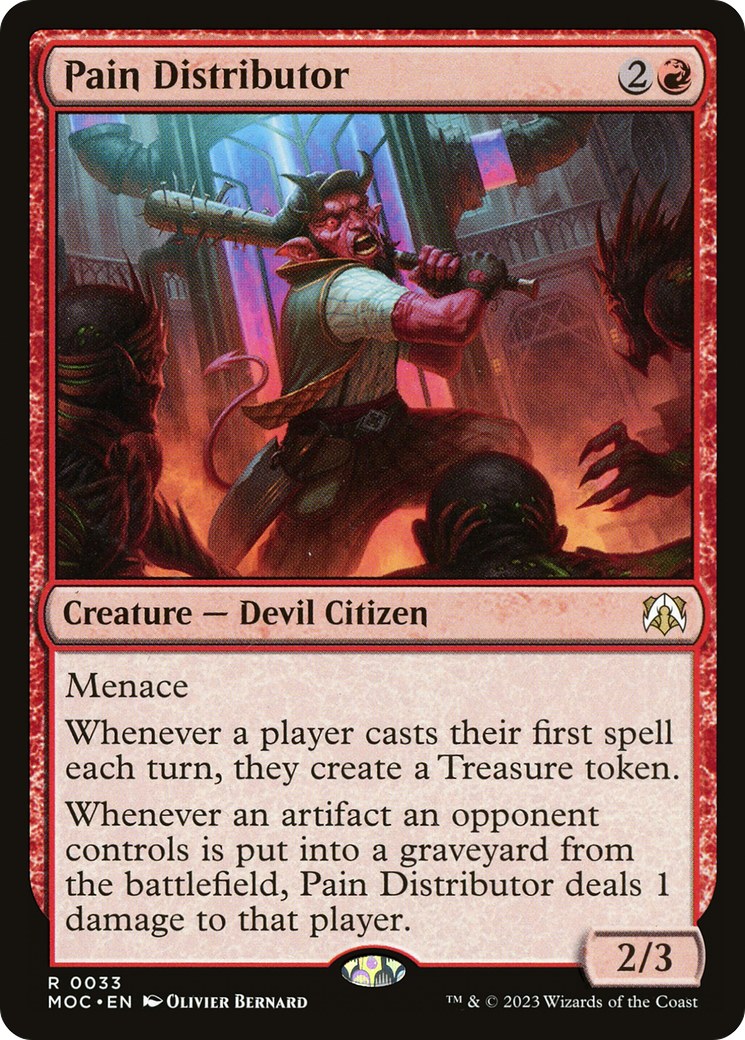 Pain Distributor (33) [March of the Machine Commander] - Deck Out Gaming