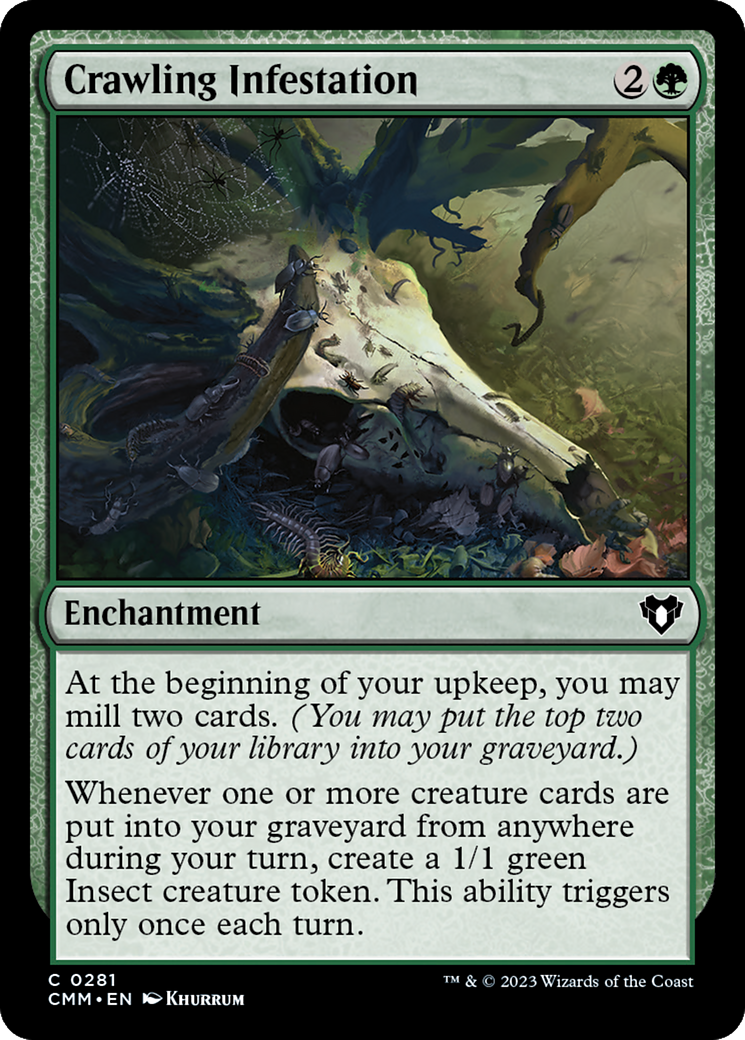 Crawling Infestation (281) [Commander Masters] foil - Deck Out Gaming