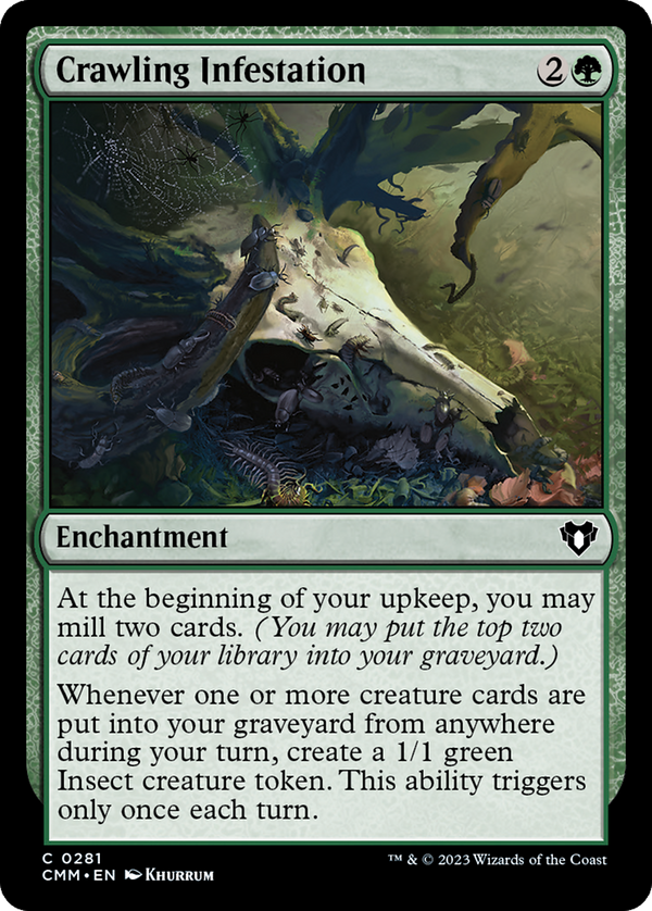 Crawling Infestation (281) [Commander Masters] foil - Deck Out Gaming