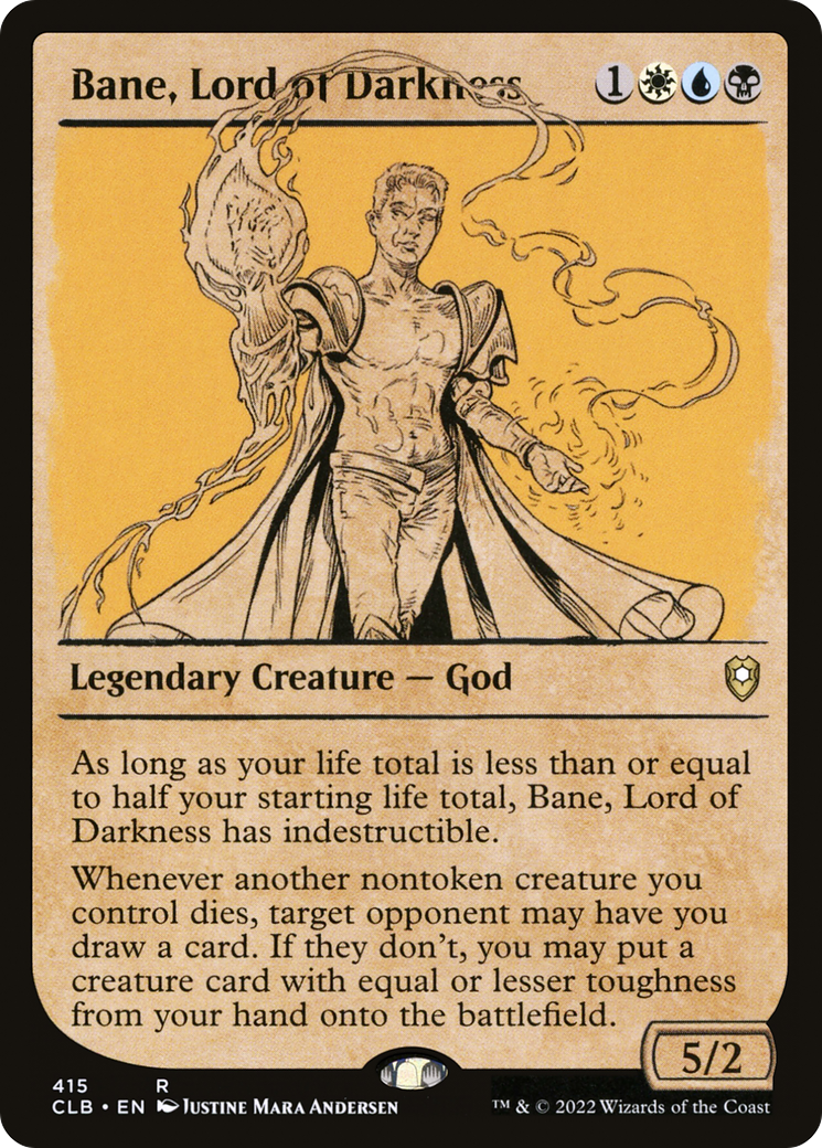 Bane, Lord of Darkness (Showcase) (415) [Commander Legends: Battle for Baldur's Gate] foil - Deck Out Gaming
