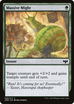 Massive Might (208) [Innistrad: Crimson Vow] foil - Deck Out Gaming
