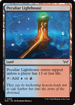 Peculiar Lighthouse (265) [Duskmourn: House of Horror] foil - Deck Out Gaming