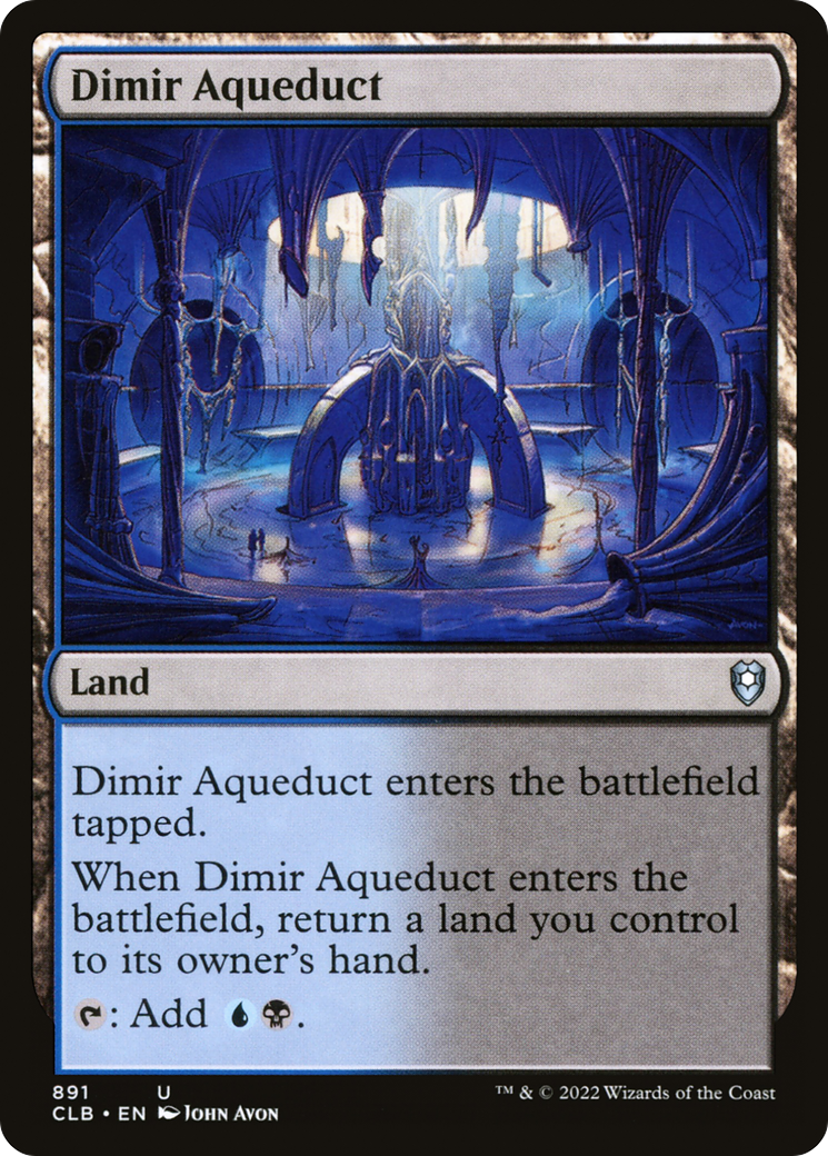 Dimir Aqueduct (891) [Commander Legends: Battle for Baldur's Gate] - Deck Out Gaming
