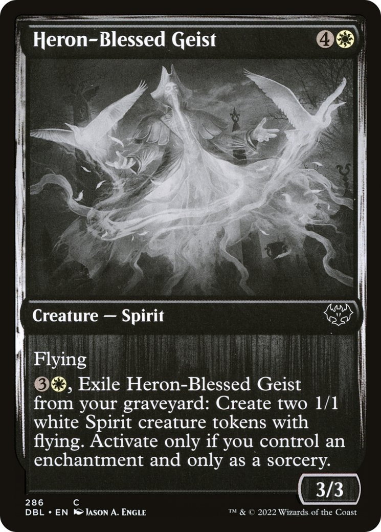 Heron-Blessed Geist (286) [Innistrad: Double Feature] - Deck Out Gaming