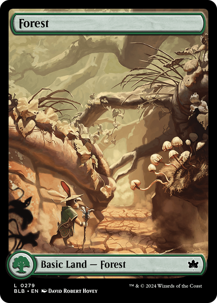 Forest (0279) (279) [Bloomburrow] foil - Deck Out Gaming