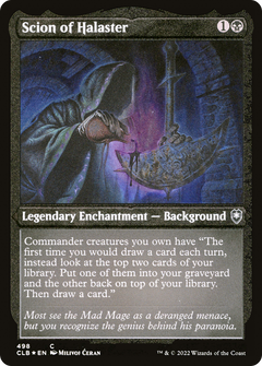 Scion of Halaster (498) [Commander Legends: Battle for Baldur's Gate] etched - Deck Out Gaming
