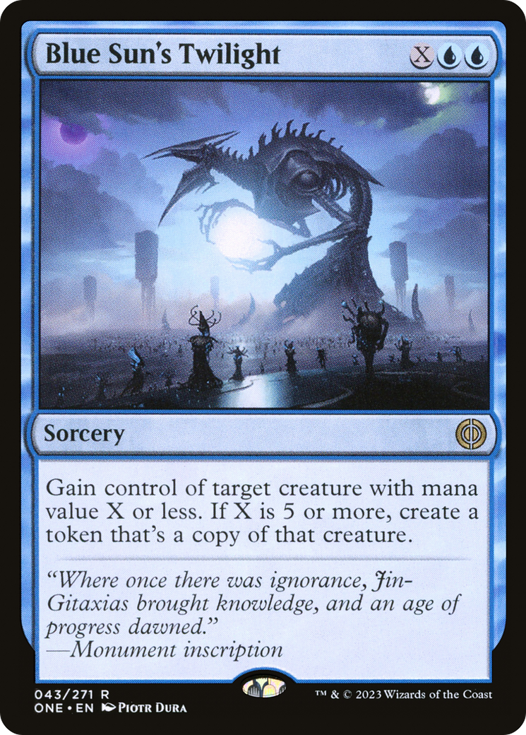Blue Sun's Twilight (43) [Phyrexia: All Will Be One] foil - Deck Out Gaming