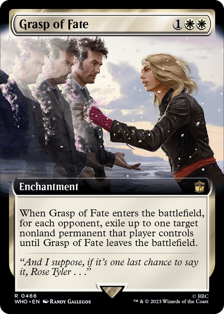 Grasp of Fate (Extended Art) (466) [Doctor Who] foil - Deck Out Gaming