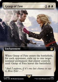 Grasp of Fate (Extended Art) (466) [Doctor Who] foil - Deck Out Gaming