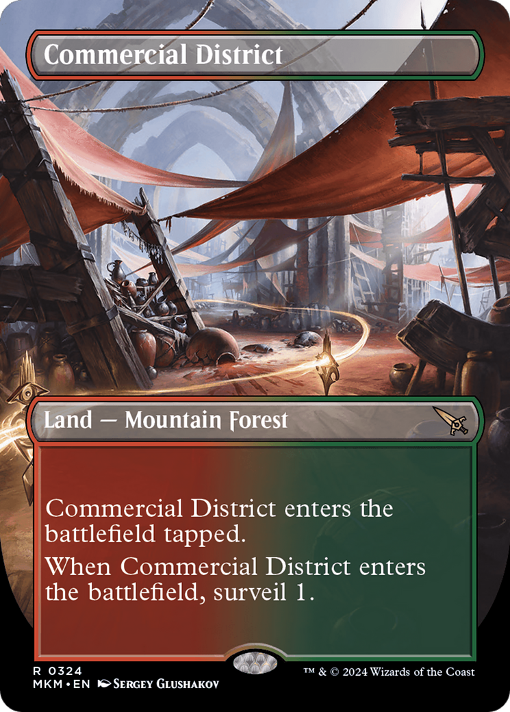 Commercial District (Borderless) (324) [Murders at Karlov Manor] - Deck Out Gaming