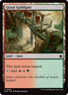 Gruul Guildgate (690) [Foundations] - Deck Out Gaming