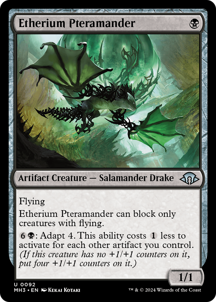 Etherium Pteramander (92) [Modern Horizons 3] foil - Deck Out Gaming
