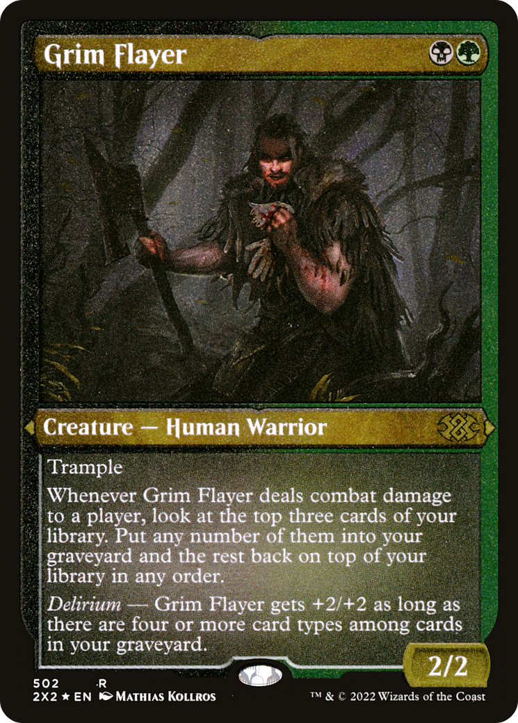 Grim Flayer (Foil Etched) (502) [Double Masters 2022] foil - Deck Out Gaming